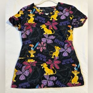 XS scrub top